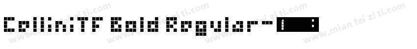 CelliniTF Bold Regular字体转换